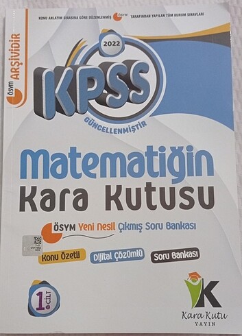 Matematiğin kara kutusu 2022 Çıkmış Sorular 