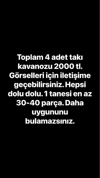 Diğer 4 tane takı kavanozu