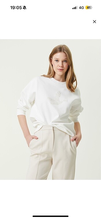 Beymen nakışlı sweatshirt