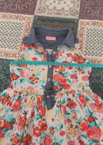 LCWAİKİKİ ÇiçekDesenli Bohem Kız Elbise - Görsel 4