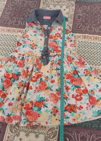 LCWAİKİKİ ÇiçekDesenli Bohem Kız Elbise - Görsel 5