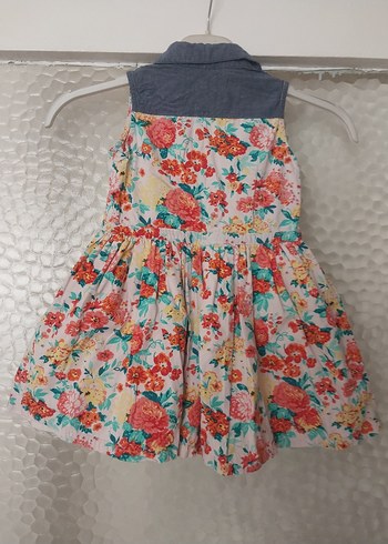 LCWAİKİKİ ÇiçekDesenli Bohem Kız Elbise - Görsel 3