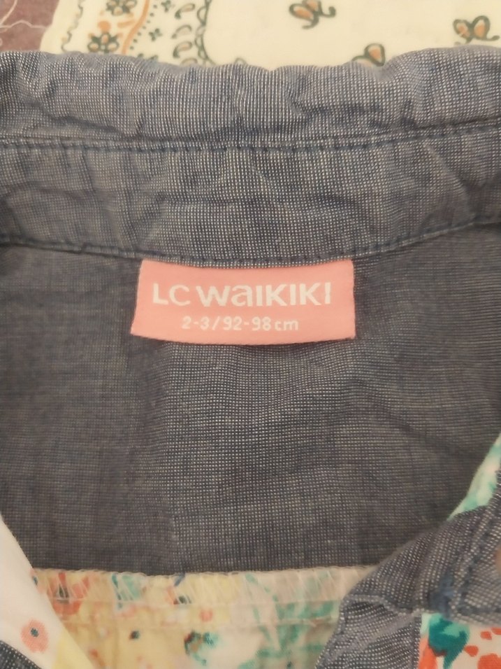 LCWAİKİKİ ÇiçekDesenli Bohem Kız Elbise - Görsel 2