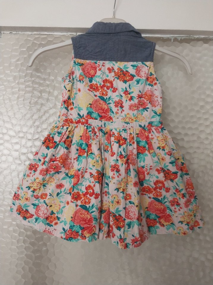 LCWAİKİKİ ÇiçekDesenli Bohem Kız Elbise - Görsel 3