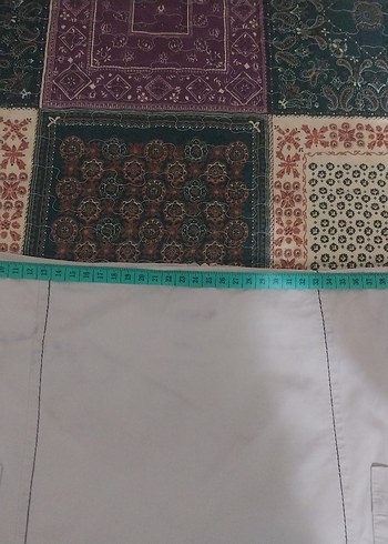 Bej Uzun Keten Etek - Görsel 4