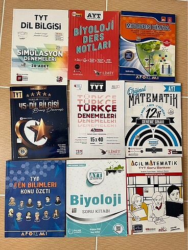 TYT AYT KİTAPLAR