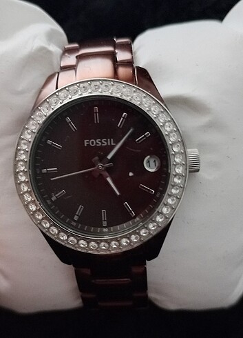 Fossil Kahverengi Çelik Fossil Kadın Saat 