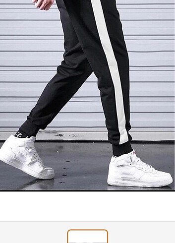 Unisex siyah eşofman altı 