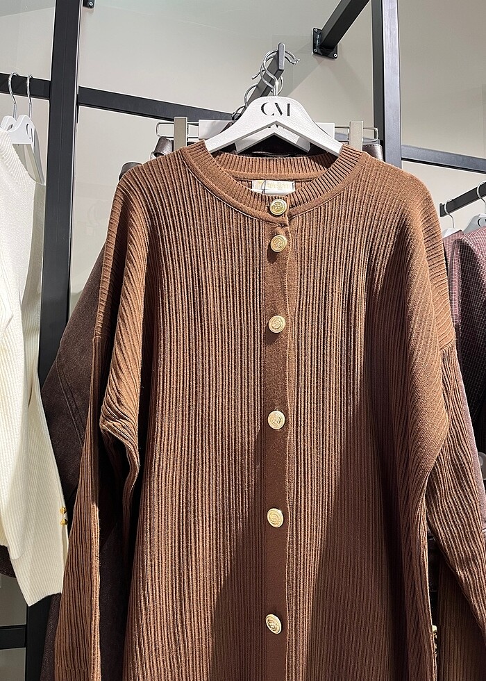 Triko hırka/elbise - Görsel 3