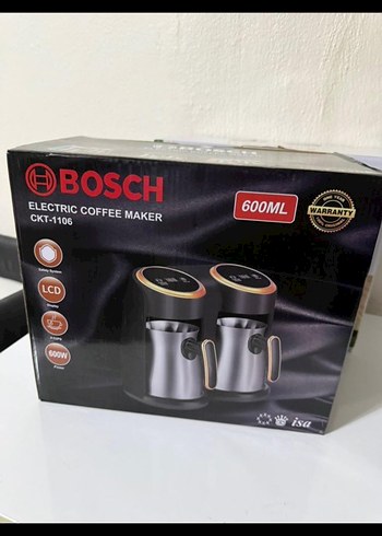 BOSCH Siyah Türk Kahve Makinesi sıfır - Görsel 2