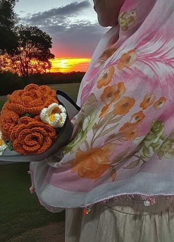 Farklı farklı örgü buketler - Görsel 9