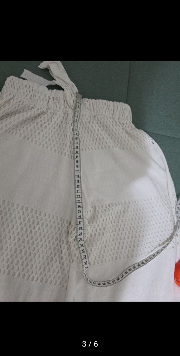 11 12 yaş Beyaz salaş pantolon çok şık duruyor - Görsel 4