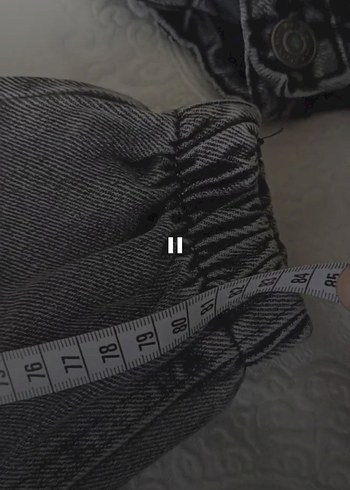 Gri cocuk  8 9 yasBol Kesim Denim Pantolon - Görsel 7