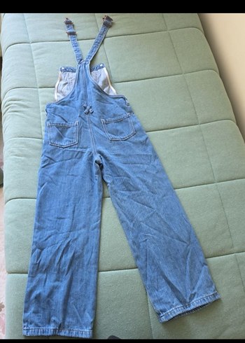 8 9 yaş  kiz cocuk cok şık sevimli duruyor   Salaş Askılı Tulum - Görsel 5