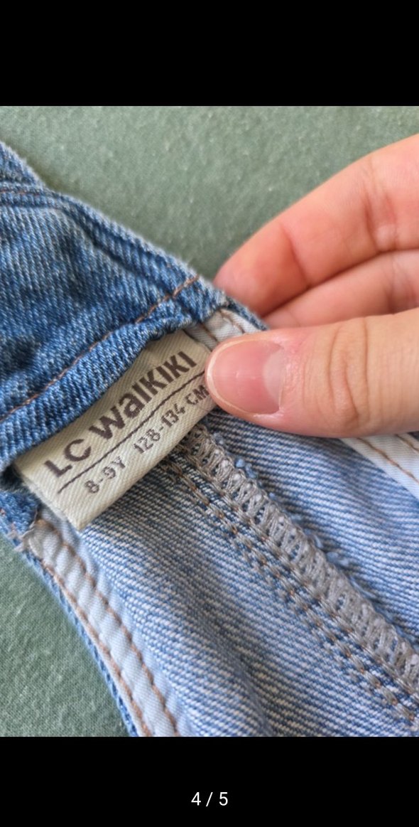 8 9 yaş  kiz cocuk cok şık sevimli duruyor   Salaş Askılı Tulum - Görsel 2