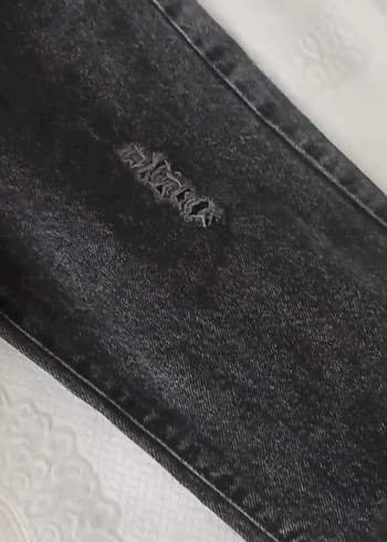 Kız Çocuk Siyah Payetli ı Uzun Kollu Tişört ve kot pantolon - Görsel 7