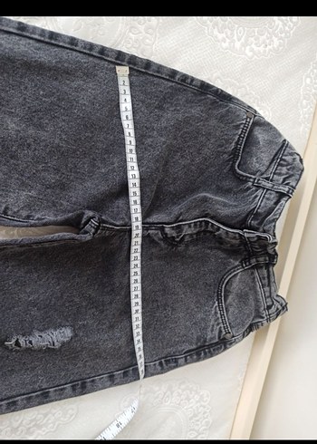 Kız Çocuk Siyah Payetli ı Uzun Kollu Tişört ve kot pantolon - Görsel 5