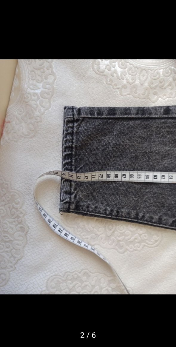 Kız Çocuk Siyah Payetli ı Uzun Kollu Tişört ve kot pantolon - Görsel 4