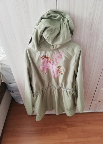 Düğmeli Kısa Kadın Ceket, Pembe Pastel Ton - Görsel 3