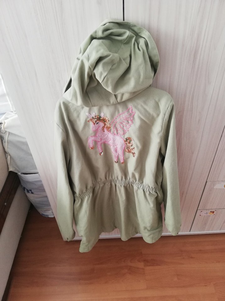 Düğmeli Kısa Kadın Ceket, Pembe Pastel Ton - Görsel 3