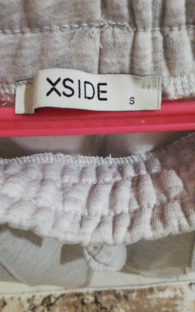 Gri Kısa Kadın Eşofman Altı - Görsel 2