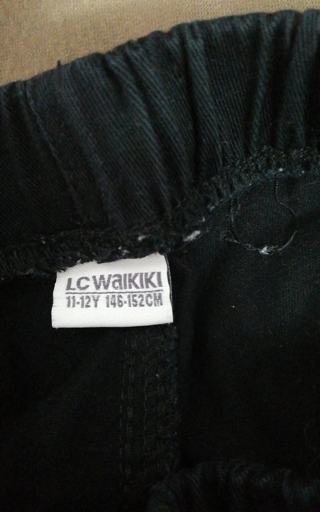 Siyah Erkek Çocuk Rahat Kesim Pantolon - Görsel 3