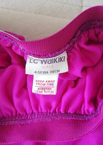 Pembe Fırfırlı Kız Çocuk Etek - Görsel 3