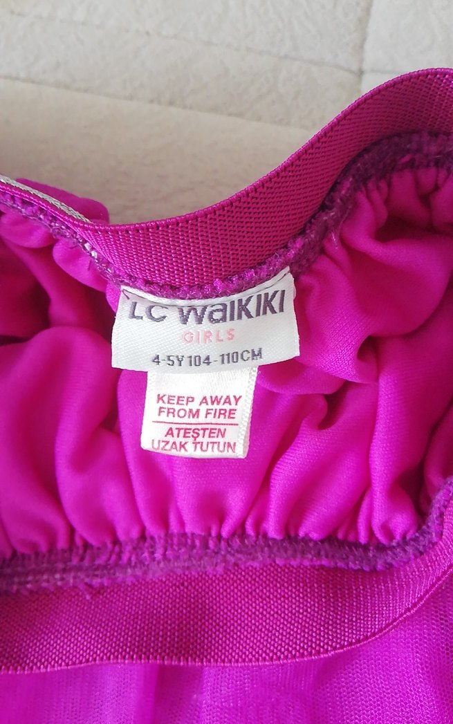 Pembe Fırfırlı Kız Çocuk Etek - Görsel 3