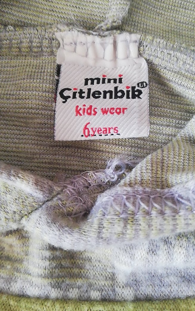 Kız Çocuk Kapüşonlu Triko Kazak - Görsel 3