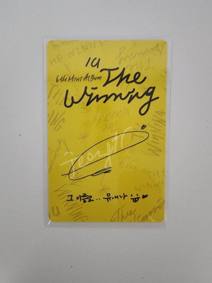 IU Winning DP photocard'ı - Görsel 2