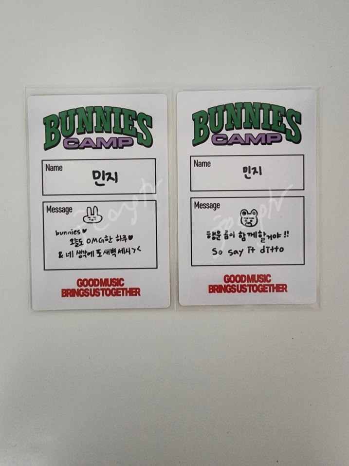 Newjeans Minji Bunnies Cump Set - Görsel 2