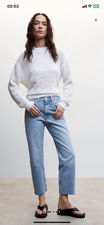 Mango jean hiç giymedim sadece etiketi yok