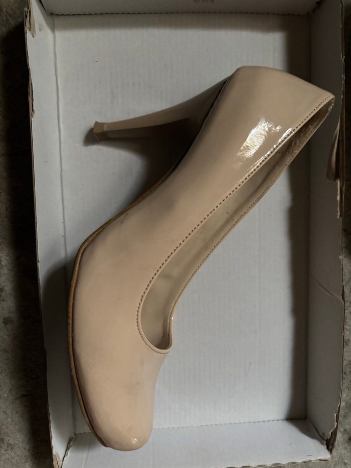 Bej Minimalist Stiletto Topuklu Kadın Ayakkabı - Görsel 2