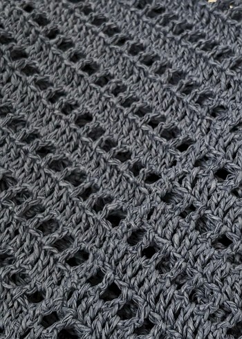 Lacivert Örgü Çanta - Görsel 3