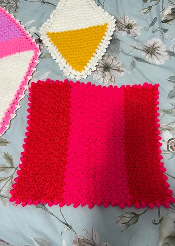 Renkli El Yapımı Banyo Lifi - Görsel 2