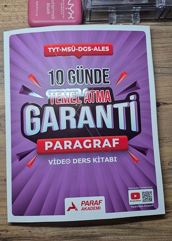 10 Günde Temel Atma Garantili Paragraf Kitabı paraf