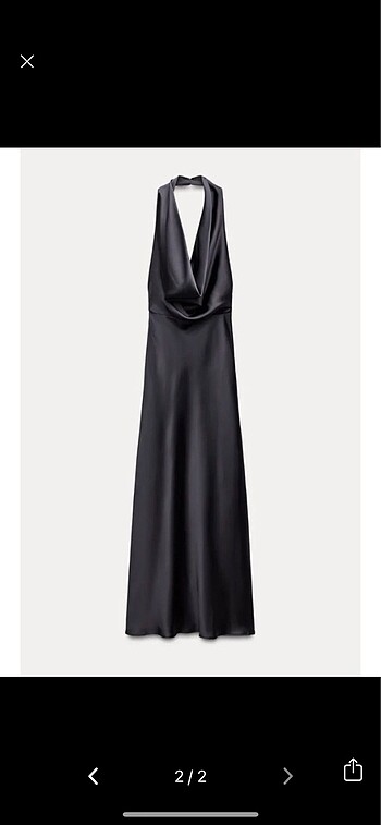 Zara Zara Saten Elbise