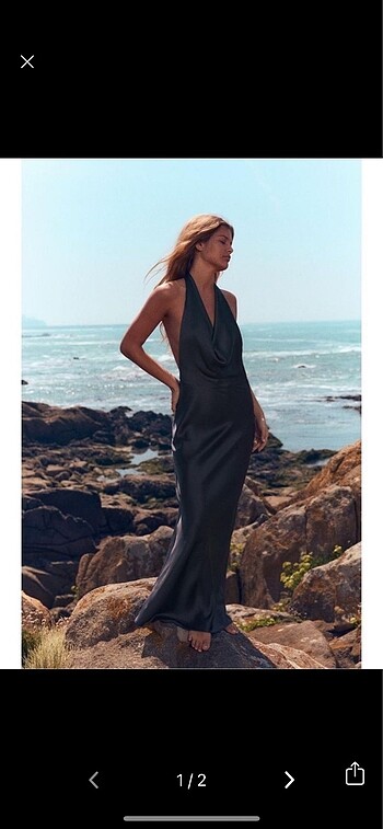 Zara Saten Elbise
