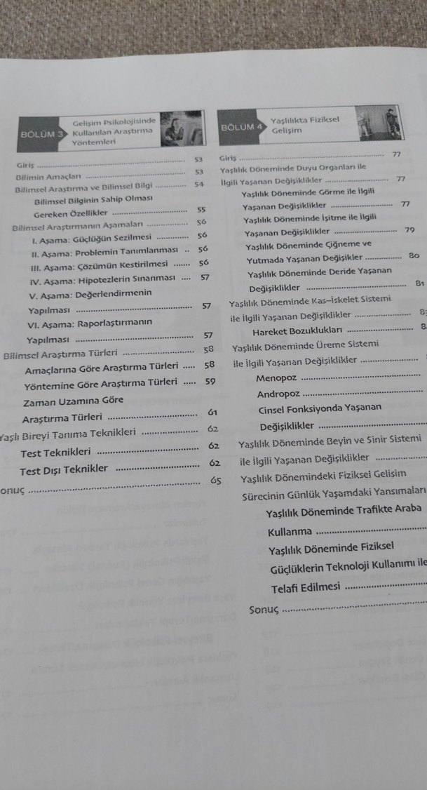 Açık Öğretim Yaşlı Bakımı Bölümü Yaşlı Psikolojisi - Görsel 3