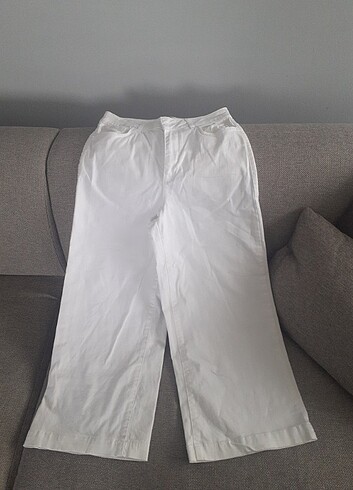 36 Beden beyaz Renk Jean pantolon 