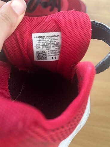 31 Beden Under armour spor ayakkabı