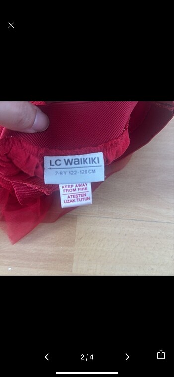 LC Waikiki Kız çocuk tül etek