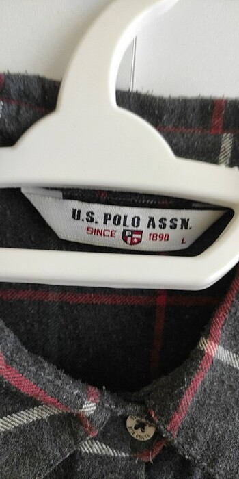 U.S Polo Assn. Pamuklu polo uzun gömlek 