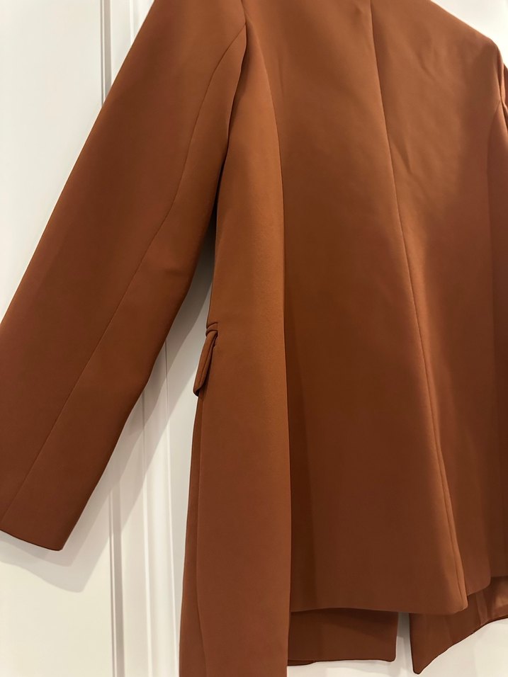 Düğmeli Kadın Blazer Ceket - Görsel 3