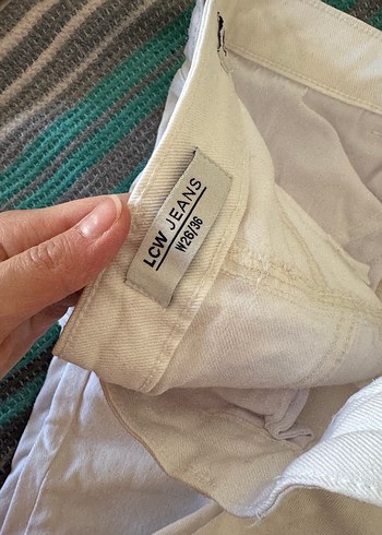 Beyaz Kadın Pamuklu Midi Jean - Görsel 2