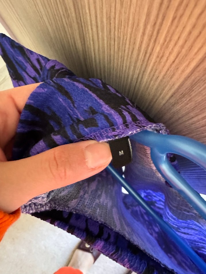 Mor Uzun Kollu Boğazlı Bluz - Görsel 2