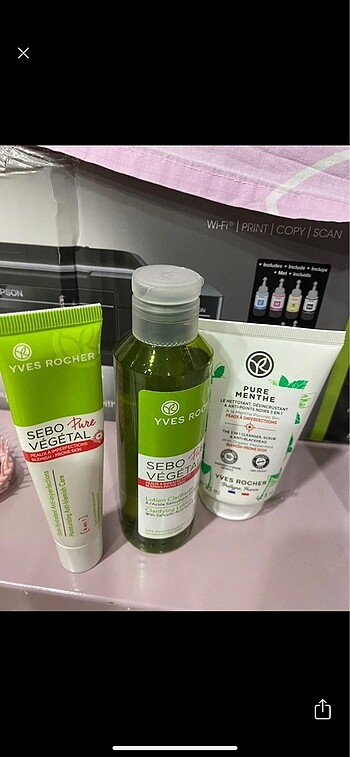 Yves rocher sivilce karşıtı set