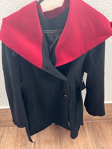 xxl Beden Siyah kaşe kaban xxl