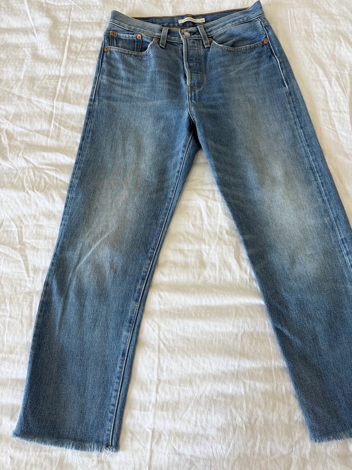 Levis Koyu Lacivert Dar Paça Jean - Levis wedgie straigh jean — görsel 9/12