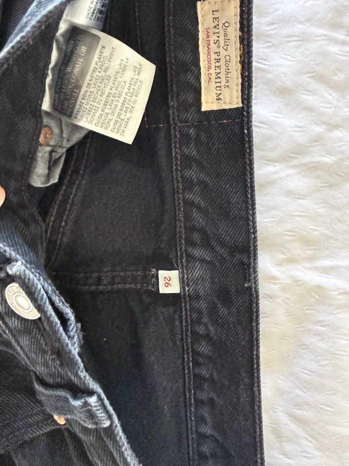 Levis Koyu Lacivert Dar Paça Jean - Levis wedgie straigh jean — görsel 8/12